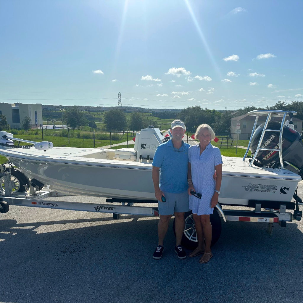 2023 Hewes Raffle winner - John Cathcart from Greenwood