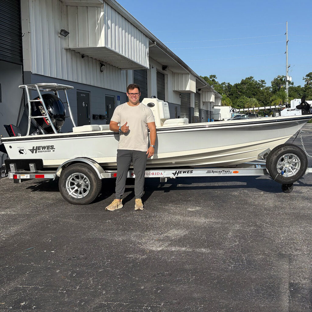 2025 Hewes Raffle Winner - Matt Deal from St. Petersburg